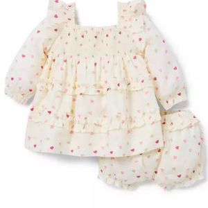 Janie & Jack Heart Matching Set